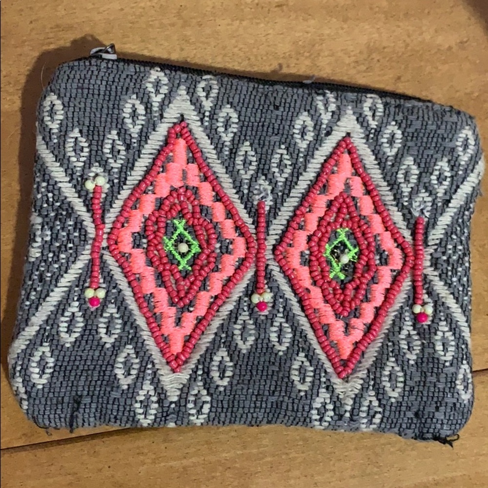 Beaded small clutch
